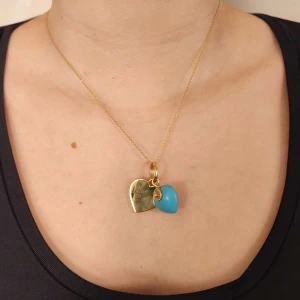Pingente Ouro 18K E Turquesa