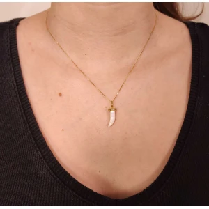 Pingente Ouro 18K, Madrepérola E Pedras Brasileiras