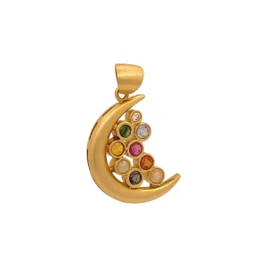 Pingente Ouro 18K, Pedras Brasileiras E Diamante