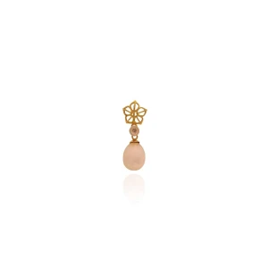 Pingente Ouro 18K, Pérola E Diamante
