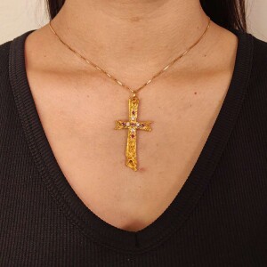 Pingente Ouro 18K, Rubis E Diamantes