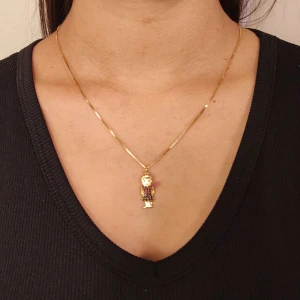 Pingente Ouro 18K, Rubis E Safiras Pingente Ouro 18K, Rubis E Safiras