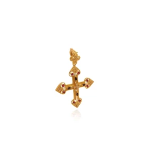 Pingente Ouro 18K, Rubis, Safiras E Diamantes