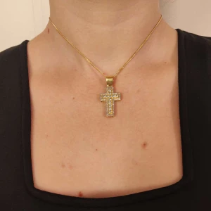 Pingente Ouro 18K, Topázios E Diamantes