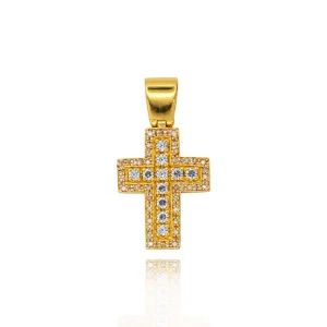 Pingente Ouro 18K, Topázios E Diamantes