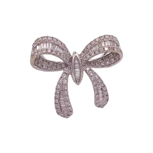 Pingente Ouro Branco E Diamantes