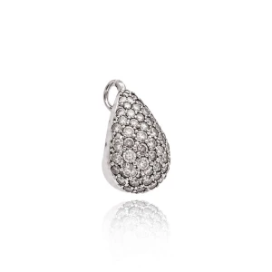 Pingente Ouro Branco E Diamantes Pingente Ouro Branco E Diamantes