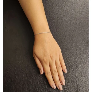 Pulseira Ouro Branco 18K