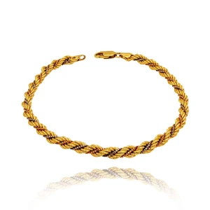 Pulseira Ouro 18K Duas Cores