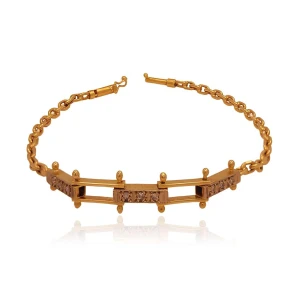Pulseira Ouro 18K E Diamantes