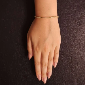 Pulseira Ouro 18K E Diamantes