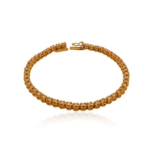 Pulseira Ouro 18K E Diamantes