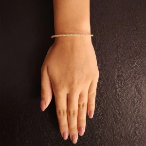 Pulseira Ouro 18K E Diamantes