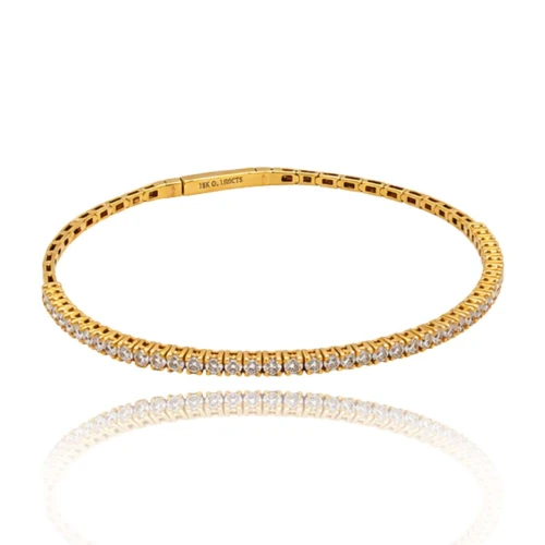 Pulseira Ouro 18K E Diamantes