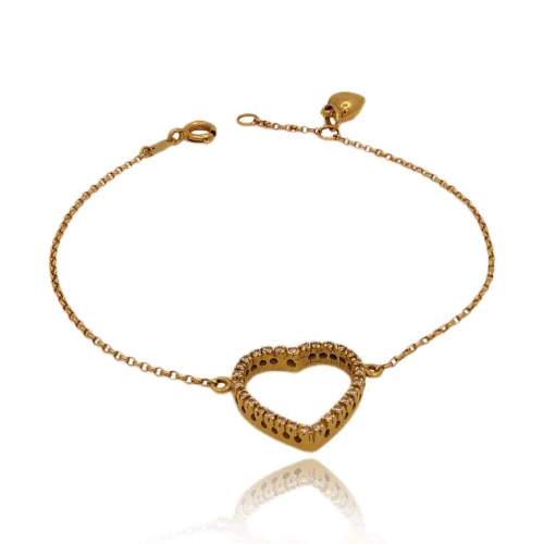 Pulseira Ouro 18K E Diamantes