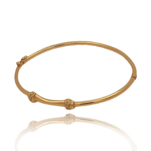 Pulseira Ouro 18K E Diamantes