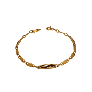Pulseira Ouro 18K E Esmalte