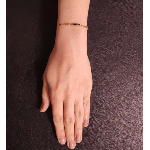 Pulseira Ouro 18K E Esmalte