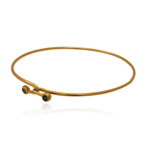 Pulseira Ouro 18K E Esmeraldas