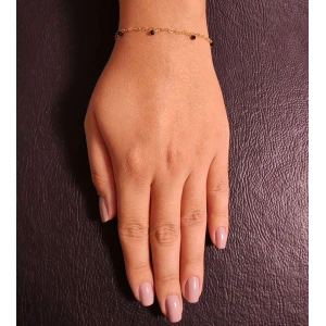 Pulseira Ouro 18K E Onix