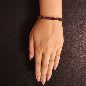 Pulseira Ouro 18K E Pedras Brasileiras