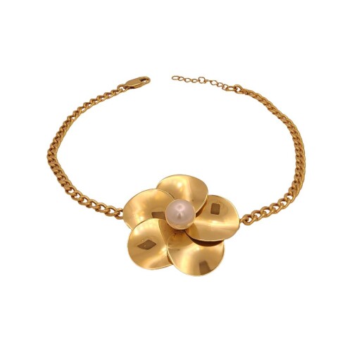 Pulseira Ouro 18K E Pérola