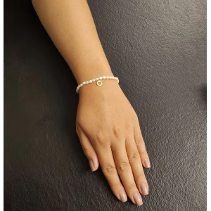 Pulseira Ouro 18K E Pérolas