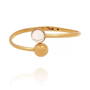 Pulseira Ouro 18K E Quartzo