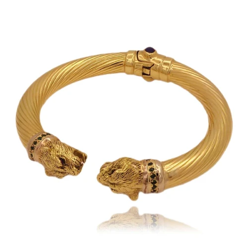 Pulseira Ouro 18K, Esmeraldas E Safiras