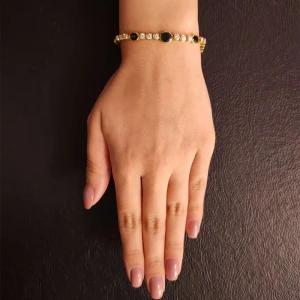 Pulseira Ouro 18K, Safiras E Diamantes