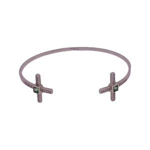 Pulseira Ouro Branco, Turmalinas E Diamantes Pulseira Ouro Branco, Turmalinas E Diamantes