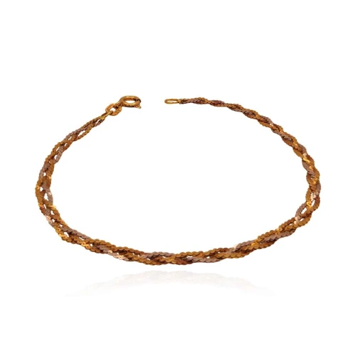 Pulseira Ouro Três Cores 18K