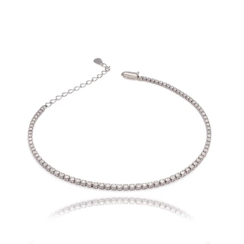 Pulseira Platina E Diamantes